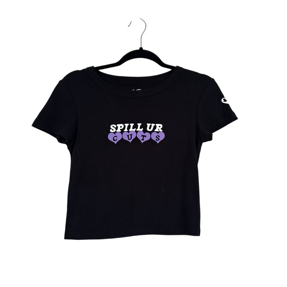 Olivia Rodrigo Official Merch Spill Your Guts Crop Baby Tee Medium
